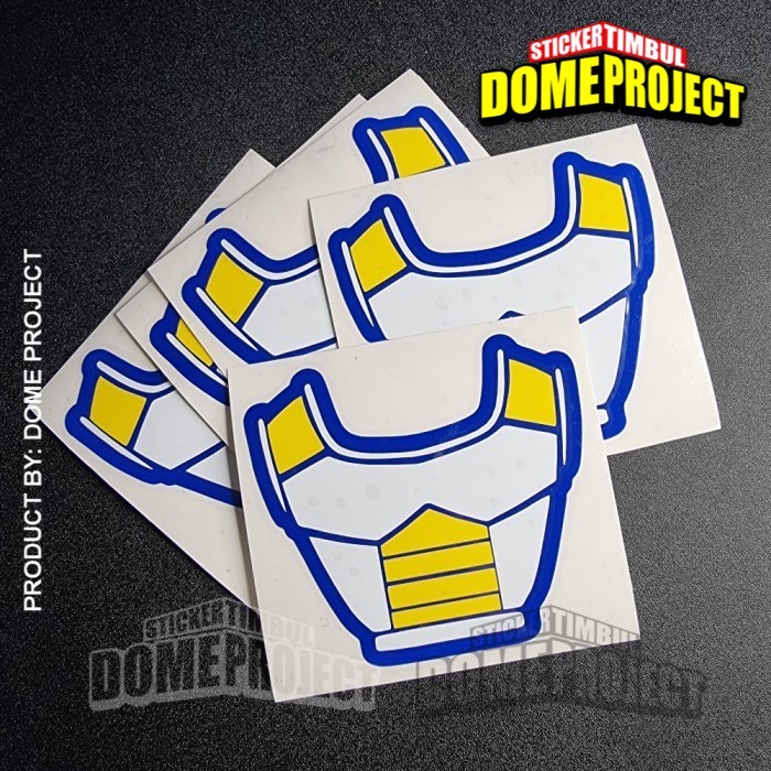 VEGETA SAIYAN FORM STIKER CUTTING DECAL HELM MOTOR KACA MOBIL LOGO STICKER AESTHETIC DEKORASI OTOMOTIF