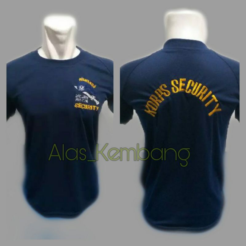 Kaos Security, Kaos Satpam/Kaos Satpam lengan pendek
