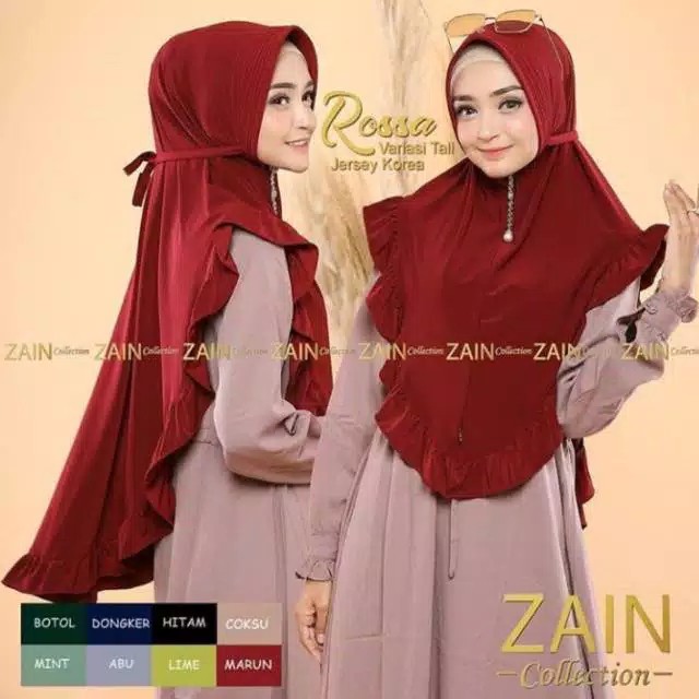 bergo instan jersey tali Rossa