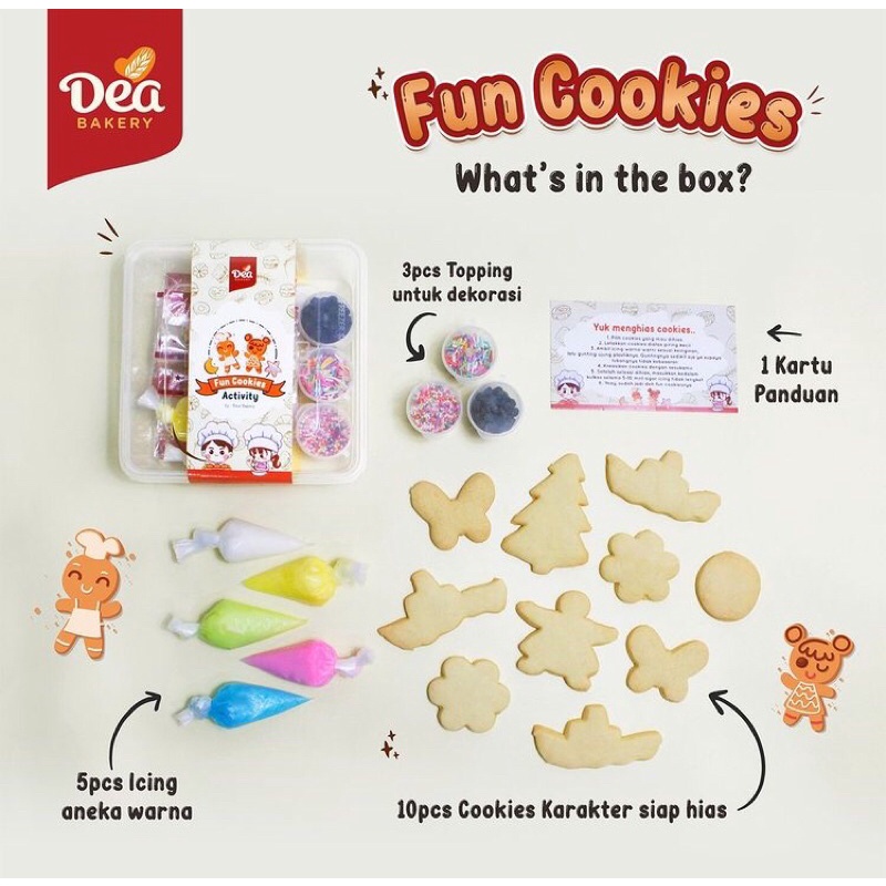 

Fun Cookies Activity / Kue Aktivitas Anak / Kue Kreatif