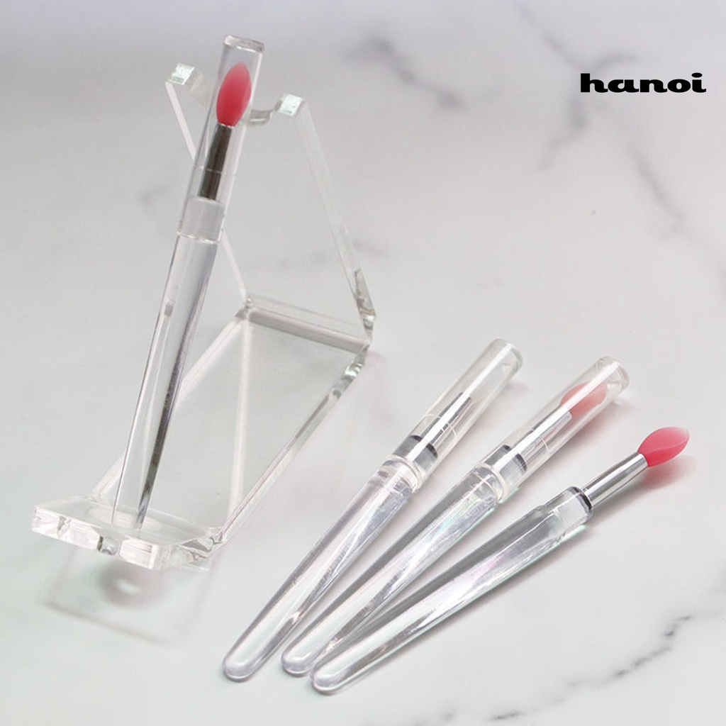 Han / Eyeshadow Brush Multifungsi Bahan Silikon Ringan Untuk Makeup / Kosmetik Wanita