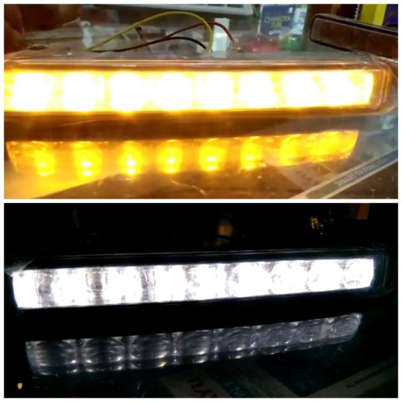 Lampu variasi mobil kuning putih 12 volt