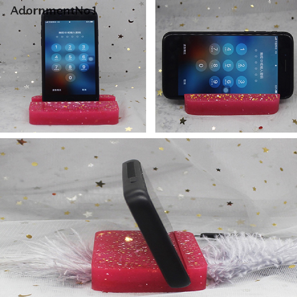 [AdornmentNo1] Cetakan Stand Holder Handphone Bahan Silikon Untuk Braket Display Ponsel DIY mold