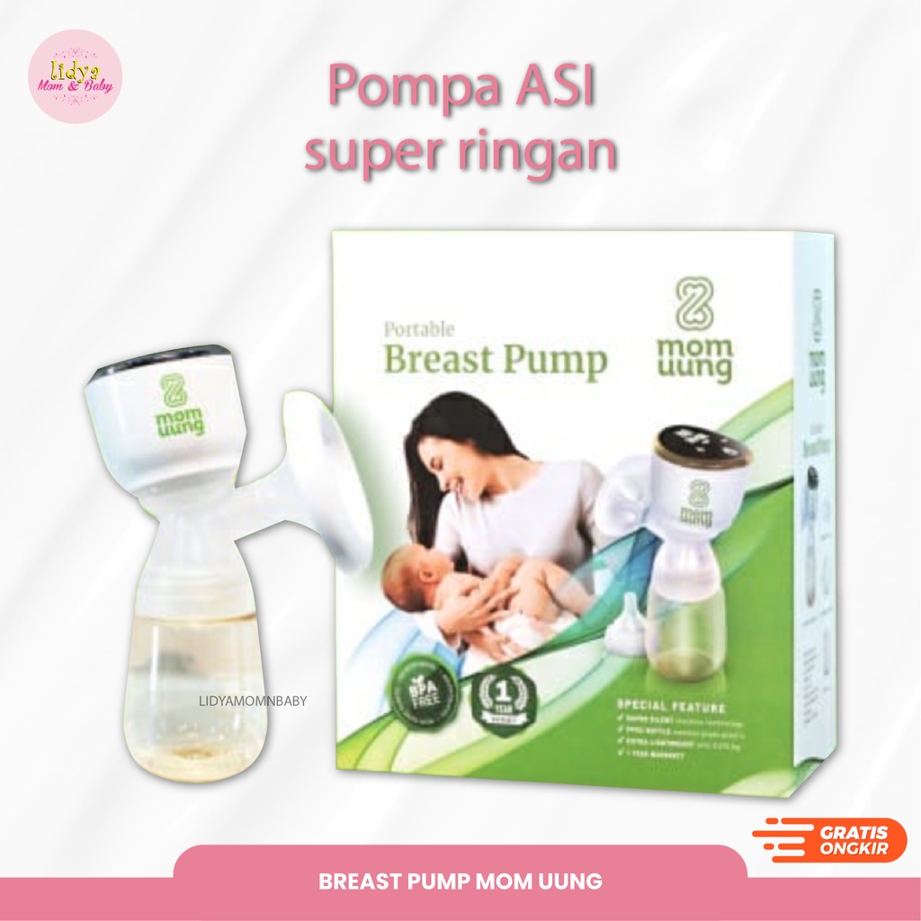 Mom Uung Pompa Asi Portable Electric Breast Pump Elektrik Termurah By Lidya Mom And Baby