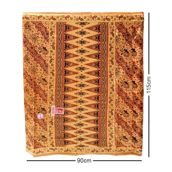 Kain Sarung Ibu Melahirkan Kain Batik Halus Cap Bunga Mawar 90x115cm Kain Sarung Batik Serbaguna