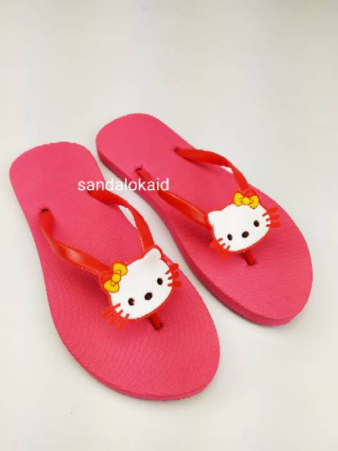 Sandal Kartun Hello Kitty | Sendal Wanita Karakter Cartoon TPR