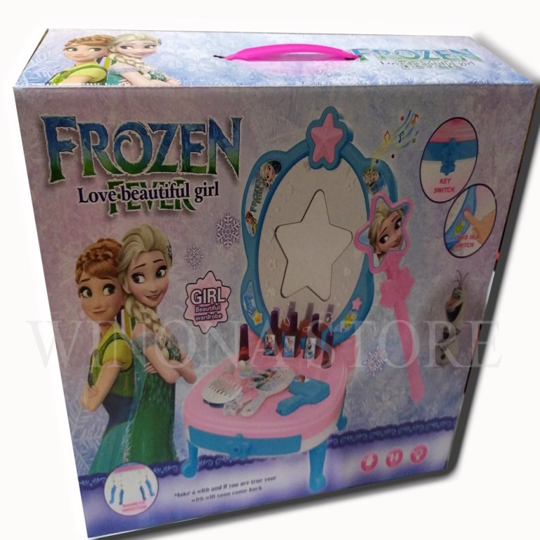  MAINAN  MEJA  RIAS  DRESSING TABLE LOVE BEAUTY GIRL FROZEN  