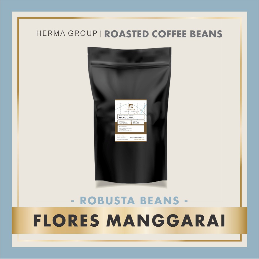 

Flores Manggarai Robusta Roasted Beans Coffee