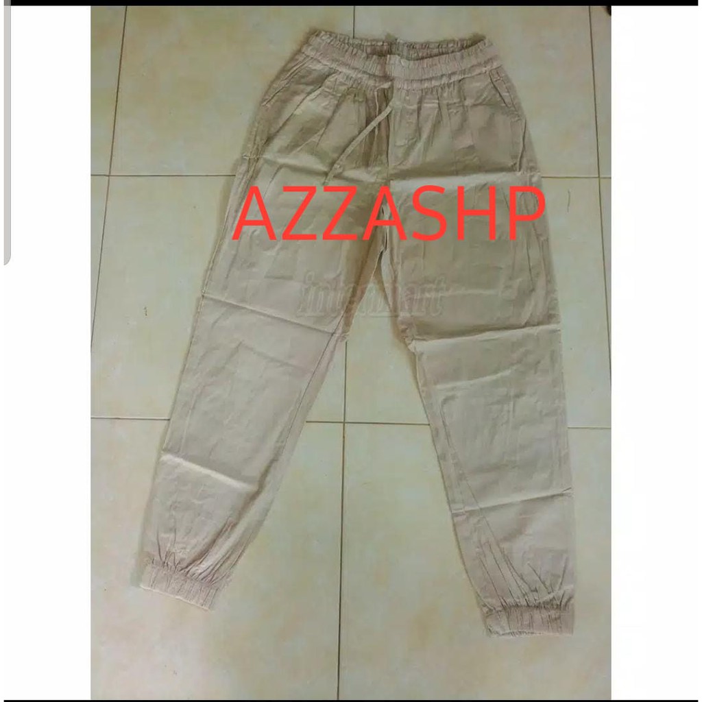 CELANA JOGGER PANTS KATUN STREACH UNTUK ANAK TANGGUNG DAN DEWASA