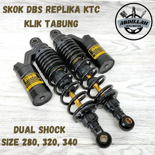 Skok Shockbreaker Tabung DBS As gold 280 320 340 Copy Ktc extrem Rx king Gl Tiger Cb100