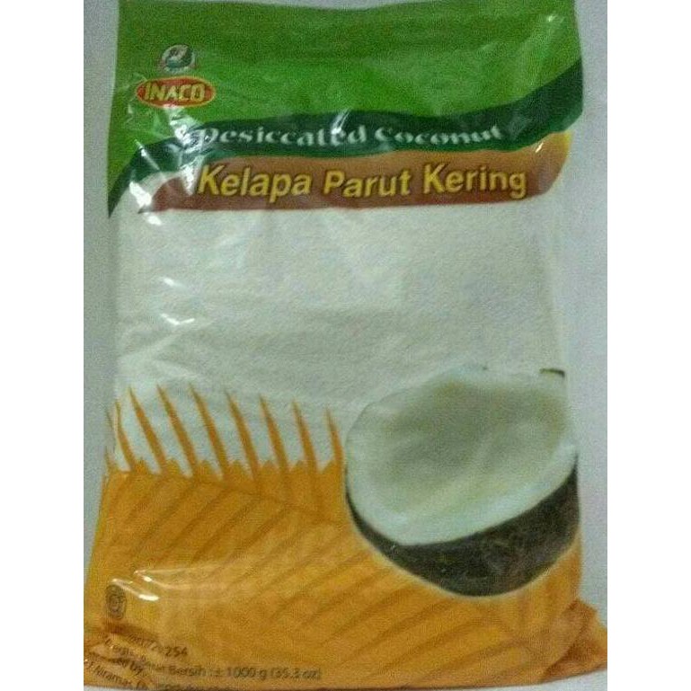 

tepung kelapa lokal dessicated Coconut repack 500 gram