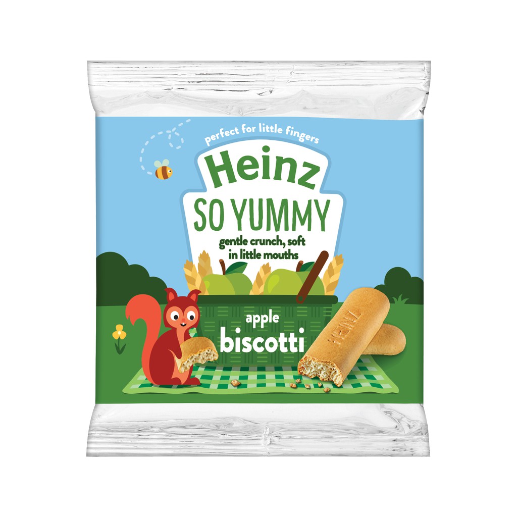 HEINZ Apple Biscotti 60 Gr / Biskuit & Snack Bayi
