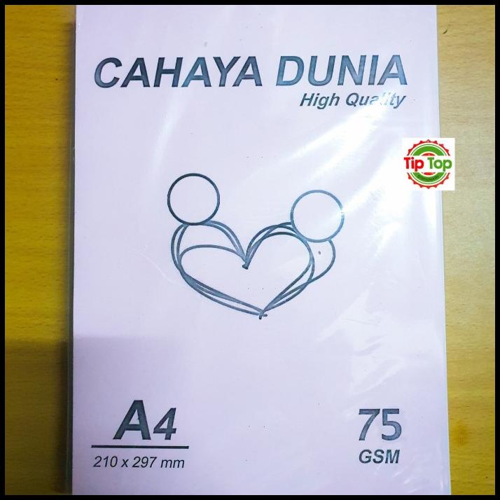 

Kertas A4 70 Gram " Cahaya Dunia