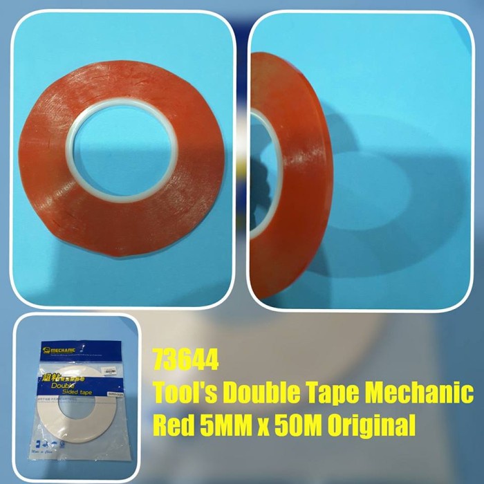 

Mechanic DOUBLE Tape Red 5MM X 50M Original