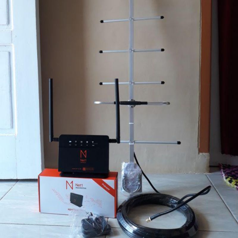 Router wifi Net1 langsung bisa di pakai untuk 5 orang