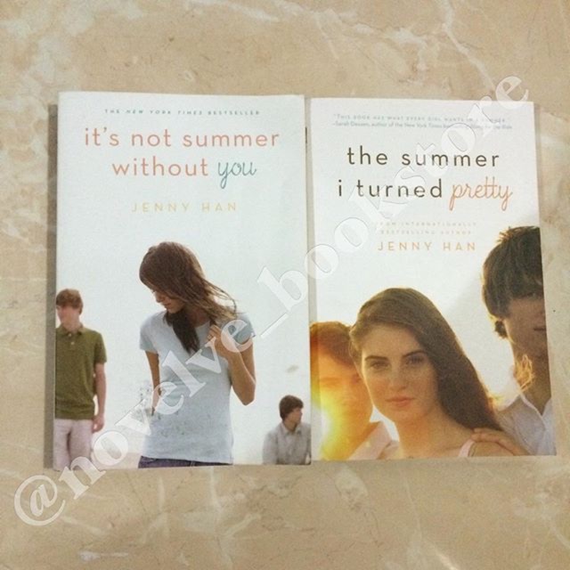 The Summer I Turned Pretty dan It's not Summer Without You by Jenny Han Novel Import