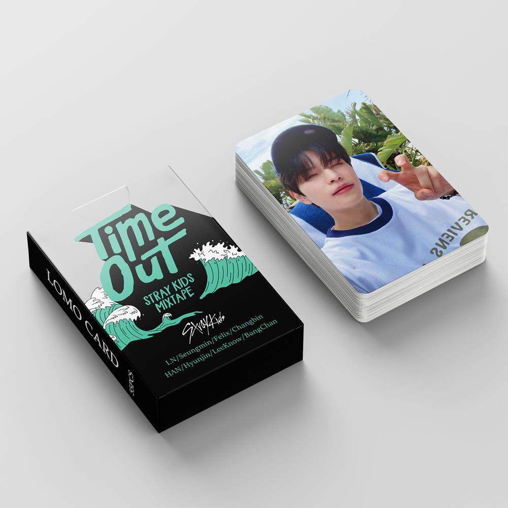 55pcs Kartu Lomo Foto KPOP Stray Kids Untuk Koleksi