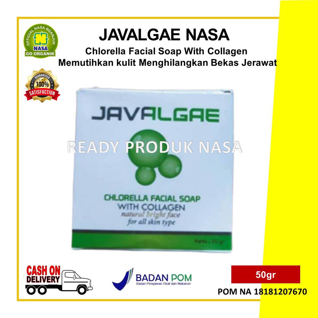 Javalgae Sabun Pemutih Wajah NASA