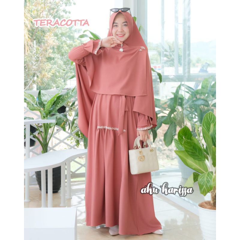 Gamis ZAINA SET 100%ORI AKU KARISSA