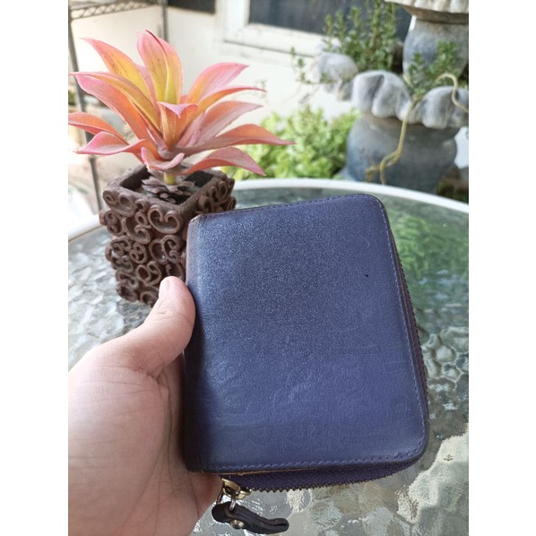 Preloved Second Bekas Clutch Dompet Kecil Mini Brhaspati Kulit Asli
