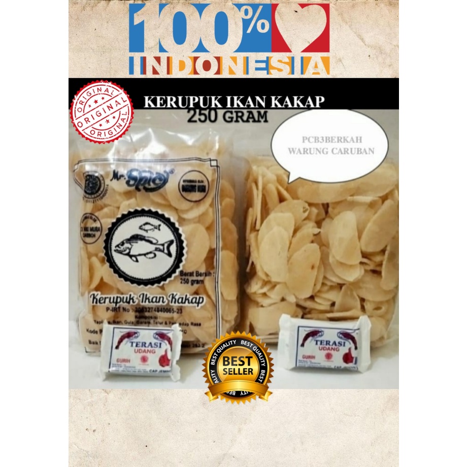 

KERUPUK IKAN KAKAP MENTAH @250GR