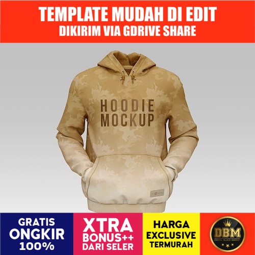 Mens Hoodie Mockup