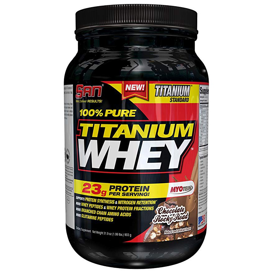100% Pure Titanium Whey SAN 2Lbs Chocolate Rocky Road