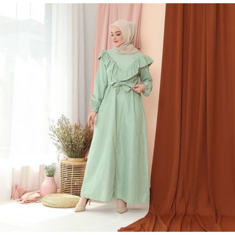 Gamis Suede Gyahda by Epic Hijab