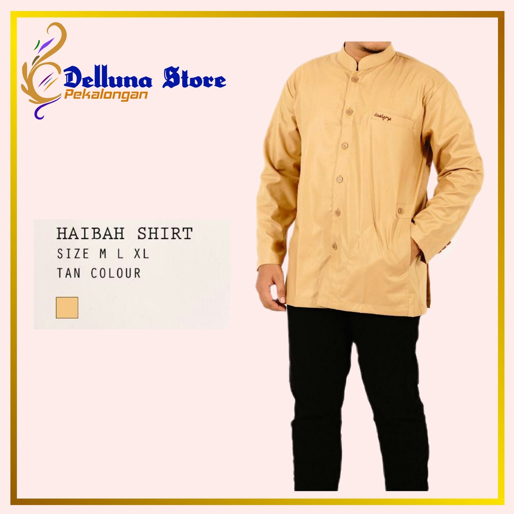 Baju Koko Haibah Dewasa || Baju Koko Dewasa || Baju Koko Toyobo || Terbaru