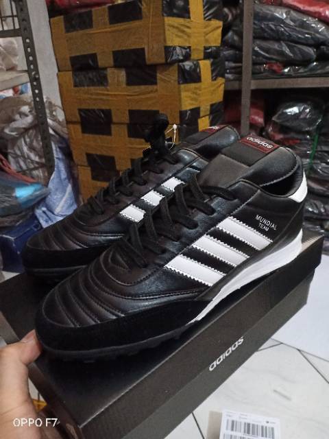 Sepatu futsal Adidas Copa mundial team astro black white turf terlaris new