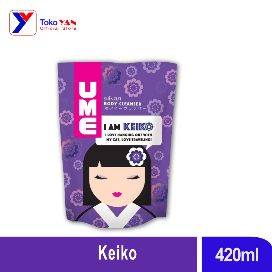 Shinzu'i Ume Keiko Body Cleanser Sabun Cair 420ml