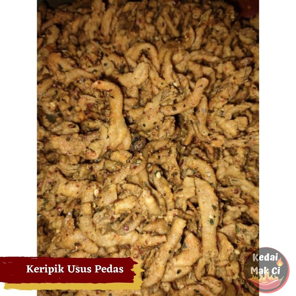 

Keripik usus pedas daun jeruk purut keripik pedas