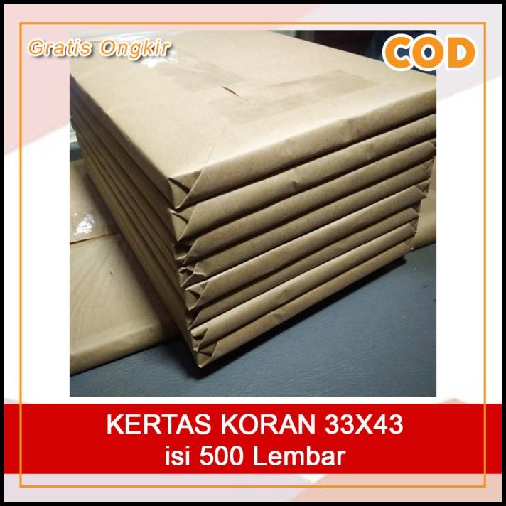 

Kertas Buram Kertas Koran Kertas Polos Flip Chart A3+ Isi 1 Rim