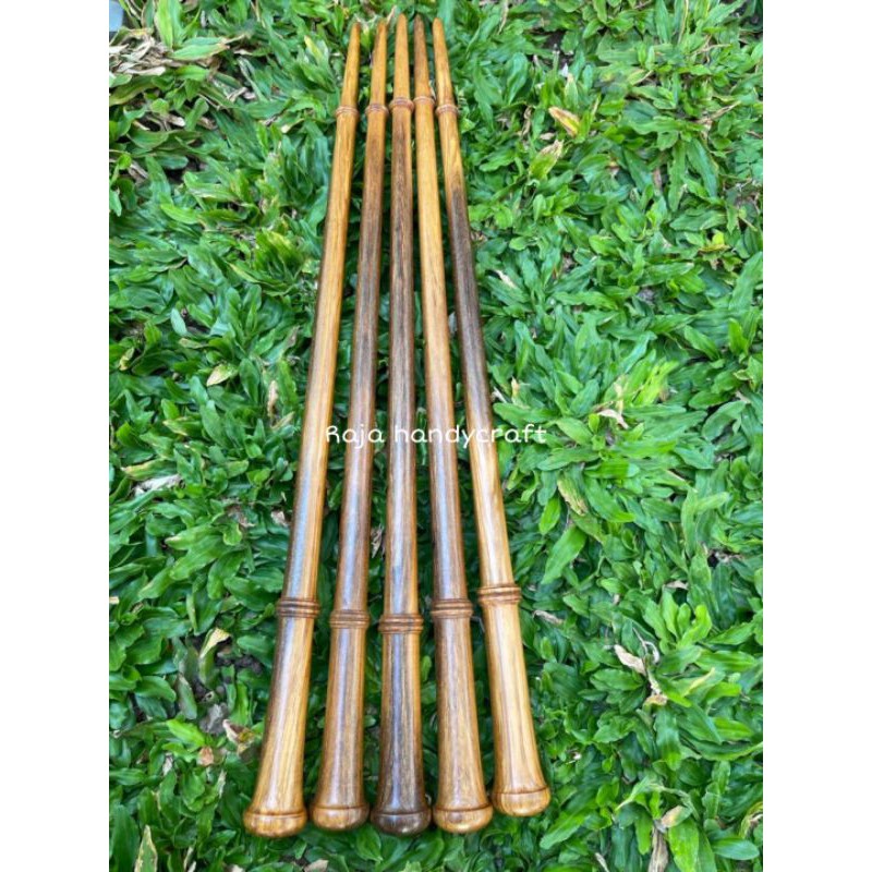 Tongkat Komando Kayu Gaharu / Tongkat Komando Kayu Langka bonus pipa gaharu