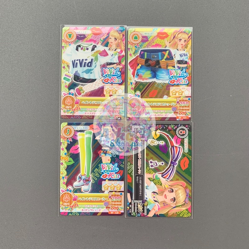 Kartu Aikatsu Jepang Japan Aikatsu Card Mikuru Natsuki Vivid Kiss Binder Promotion Set (VERY RARE)