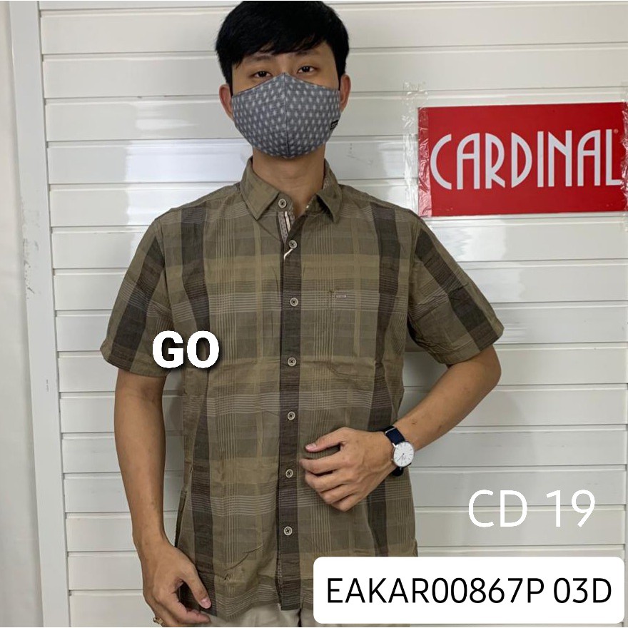 BB CARDINAL KEMEJA CASUAL Hem Pria Baju Cowok Pakaian Pria Lengan Pendek KEREN!!