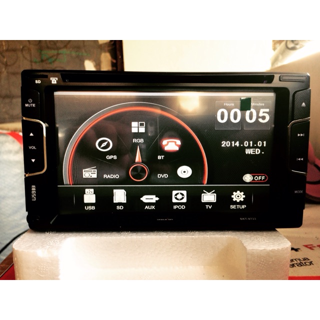 Head Unit DVD tv Mobil Skeleton SKT 8722