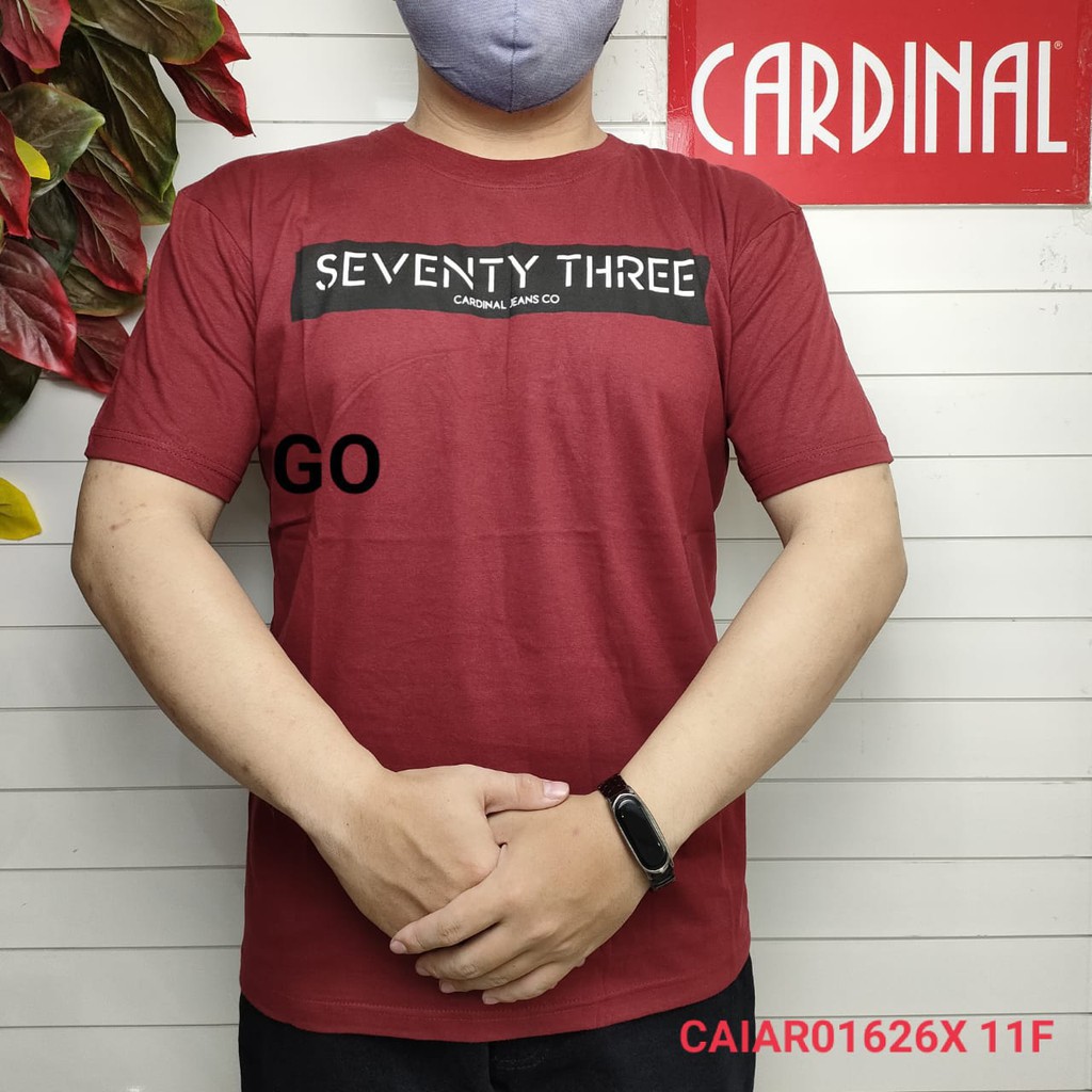 gos CARDINAL JEANS KAOS T-Shirt COWOK Reguler Slimfit Baju Cowok Kaos Cardinal