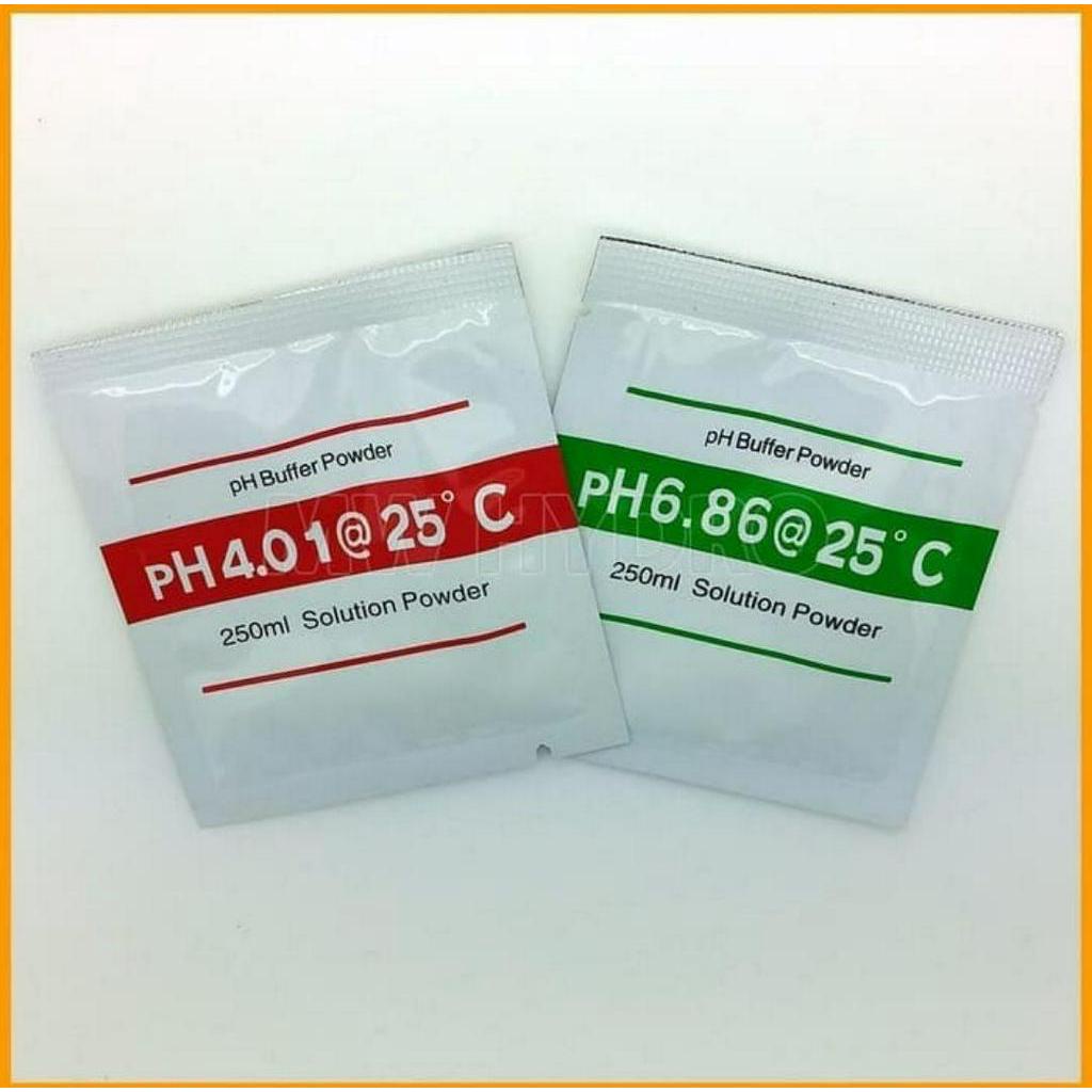 PROMO ISI 2 bubuk kalibrasi PH meter Buffer powder solution / SET BUBUK KALIBRASI