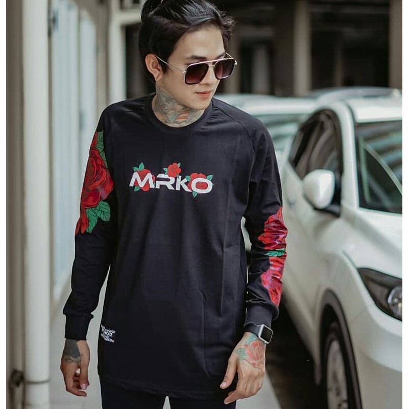 MRKO Official Kaos Pria / Wanita MRKO Baju MRKO Kaos Distro Original MRKO ROSE WTF - MRKO 027