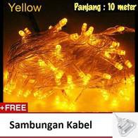 LAMPU TUMBLR WARNA KUNING/LAMPU HIAS DAN NATAL/ TWiNKLE LIGHT