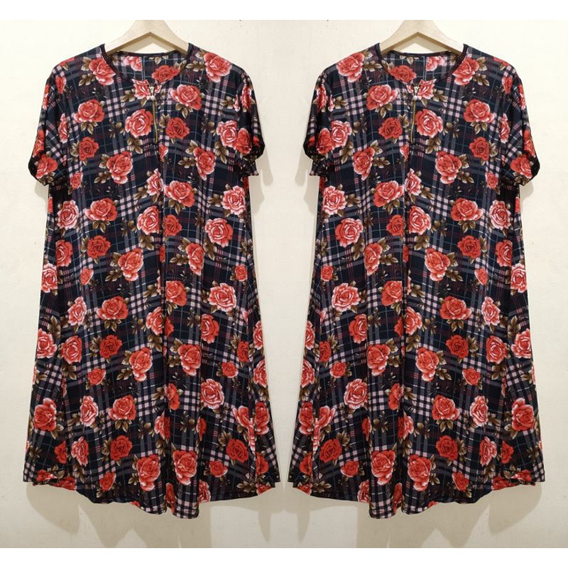 DRESS RANIA SUPER JUMBO DASTER MAT JERSEY KOREA