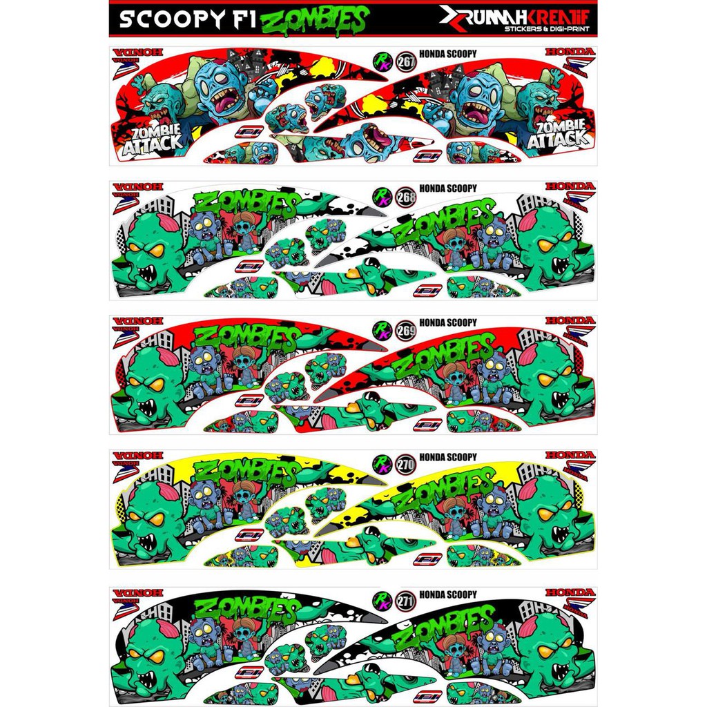 Sticker striping scoopy fi modif