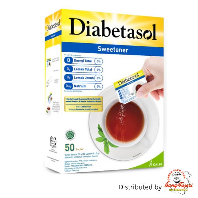 

Diabetasol Zero Calorie Sweetener 50’S 50X1g Gula Diabetes