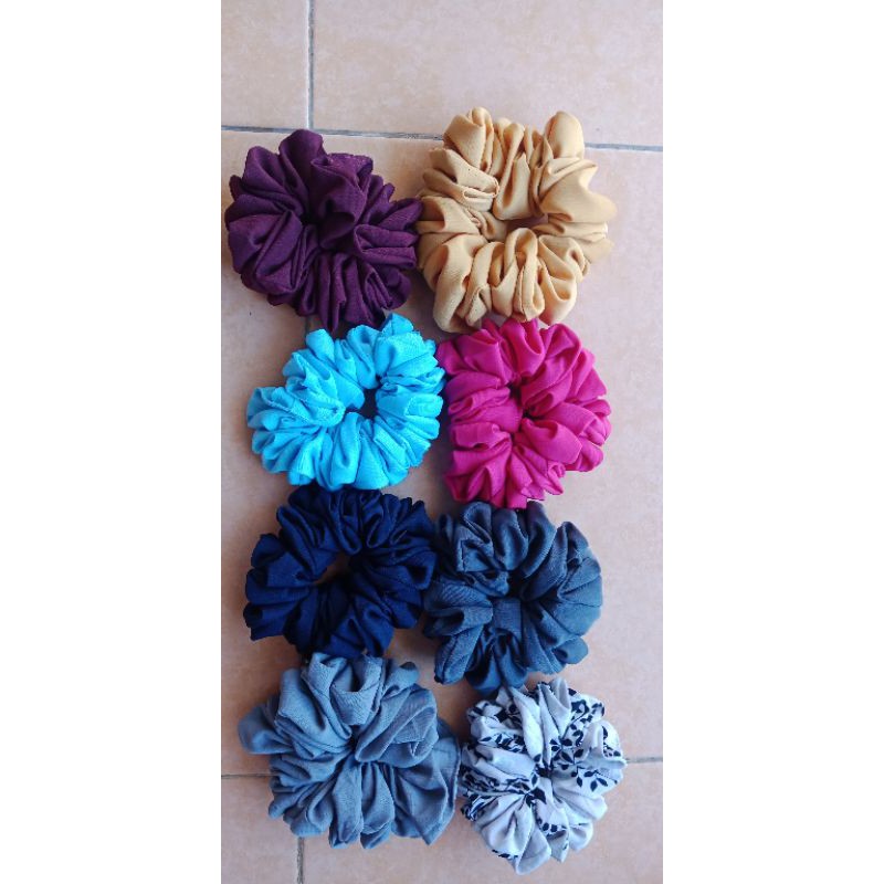 Scrunchie Jumbo Cepol Hijab Ikat rambut skrunci