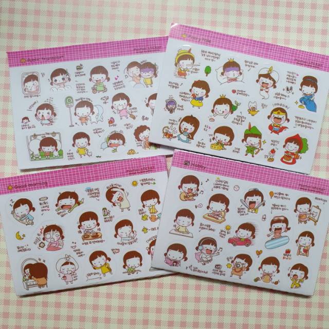 

momoi sticker tin for scrapbook and journal