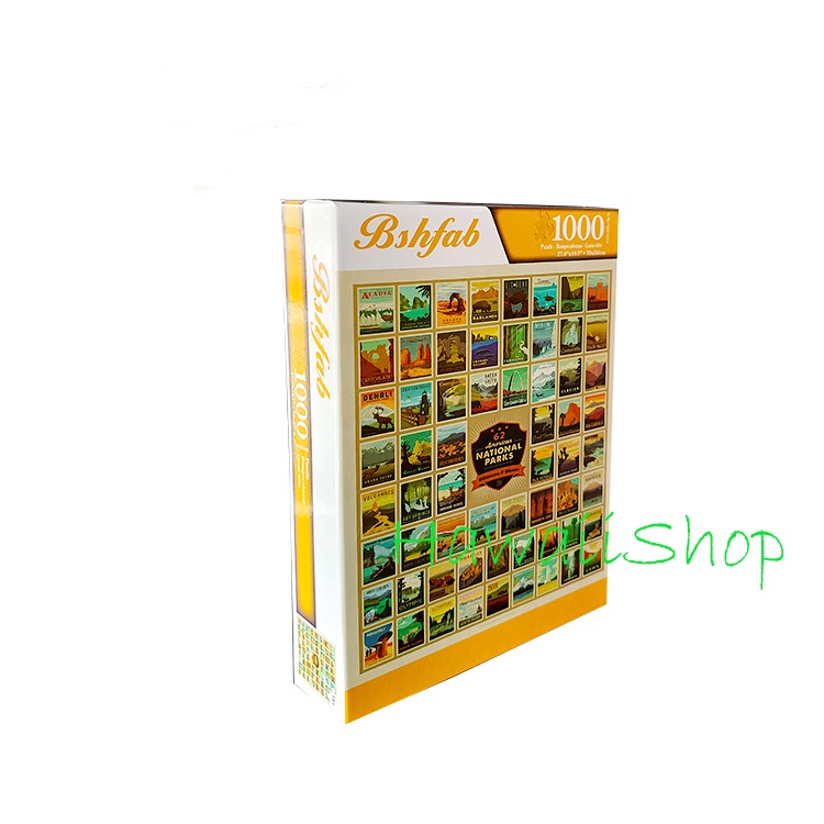 Puzzle Jigsaw 1000 pcs Uk.70 x 50cm - National Parks