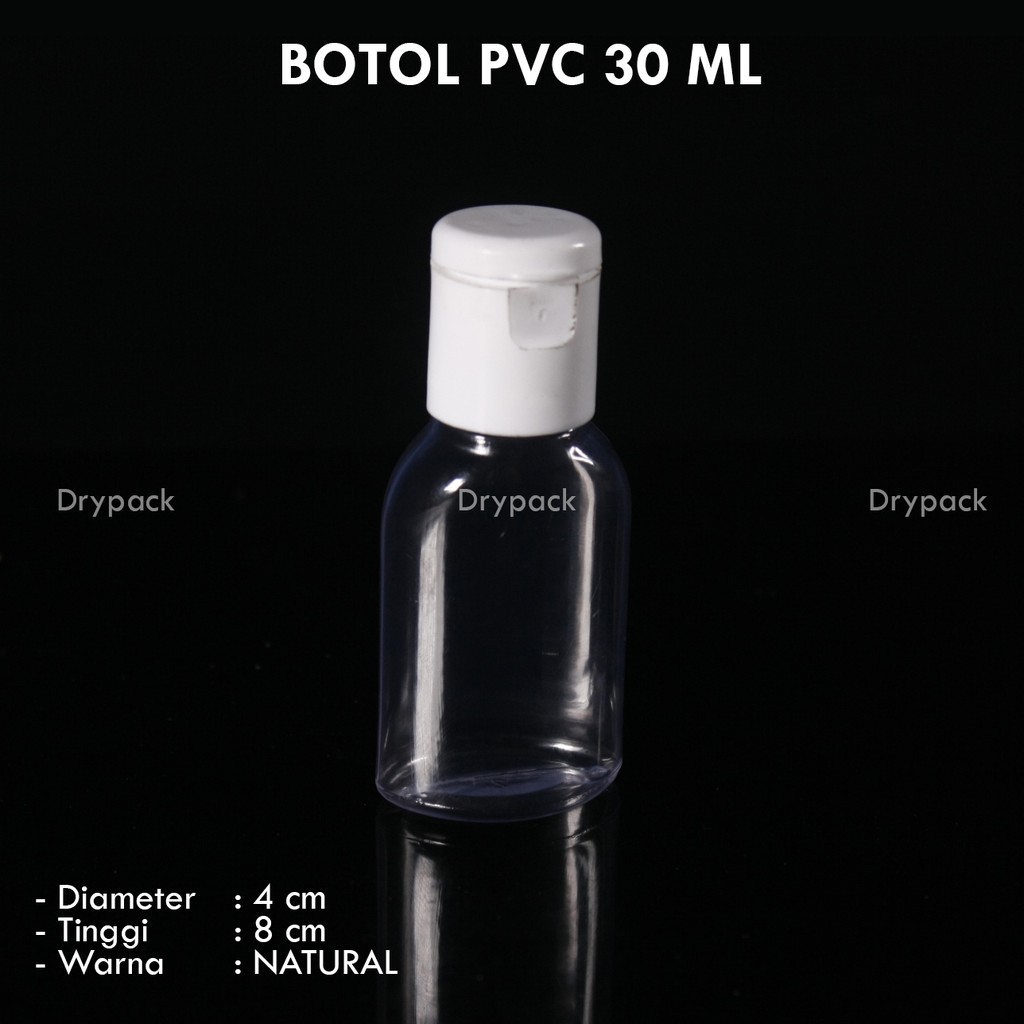 Botol PVC 30 ml Natural