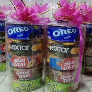PARCEL MINI ISI 5 TOPLES (OREO, SLAY OLAI, NEXTAR, GOOD TIME, SARI GANDUM)