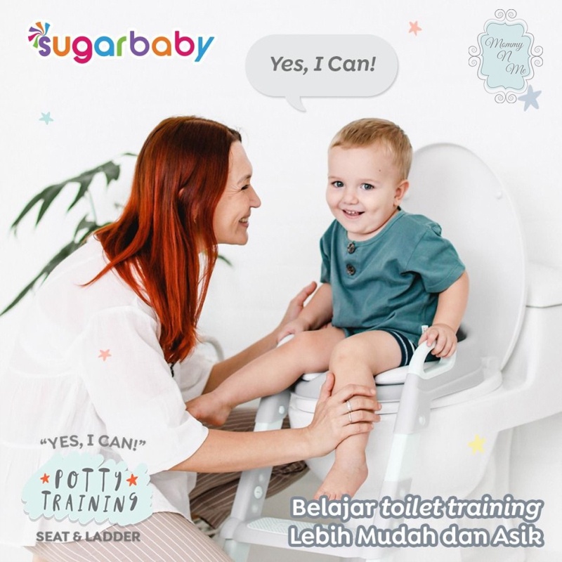 Sugar Baby Potty Training Seat &amp; Ladder Toilet Training Anak